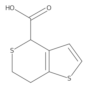 4H,6H,7H-thieno[3,2-c]thiopyran-4-carboxylic acid Structure