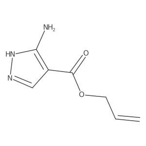 Allyl 3-amino-1h-pyrazole-4-carboxylate结构式