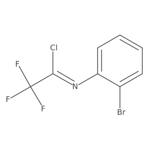 N-(1-Chloro-2,2,2-trifluoroethylidene)-2-bromoaniline结构式