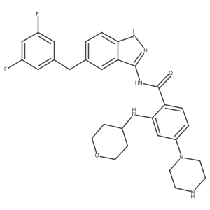 Entrectinib metabolite M5结构式
