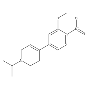 1-(1-Methylethyl)-4-[3-(methyloxy)-4-nitrophenyl]-1,2,3,6-tetrahydropyridine结构式