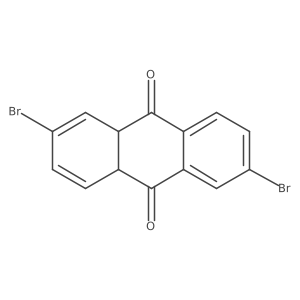 2,6-Dibromoanthracene-9,10(4aH,9aH)-dione结构式