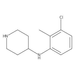 N-(3-chloro-2-methylphenyl)piperidin-4-amine Structure