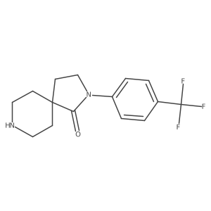2-[4-(Trifluoromethyl)phenyl]-2,8-diazaspiro[4.5]decan-1-one Structure