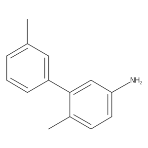 3',6-Dimethyl-[1,1'-biphenyl]-3-amine结构式