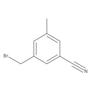 3-(Bromomethyl)-5-methylbenzonitrile Structure