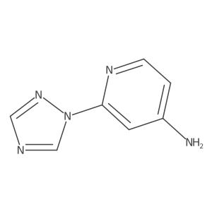 2-[1,2,4]Triazol-1-yl-pyridin-4-ylamine Structure
