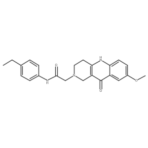 N-(4-ethylphenyl)-2-(8-methoxy-10-oxo-3,4-dihydrobenzo[b][1,6]naphthyridin-2(1H,5H,10H)-yl)acetamide结构式