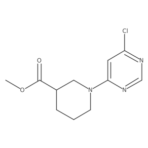 Methyl 1-(6-chloropyrimidin-4-yl)piperidine-3-carboxylate Structure