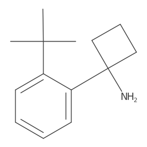 1-(2-Tert-butylphenyl)cyclobutan-1-amine结构式