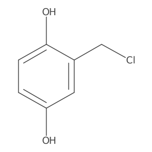 2-(Chloromethyl)benzene-1,4-diol Structure