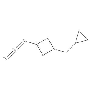 3-Azido-1-(cyclopropylmethyl)azetidine结构式