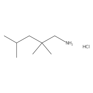 2,2,4-Trimethylpentan-1-amine hydrochloride Structure