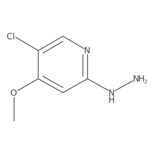 5-Chloro-2-hydrazinyl-4-methoxypyridine Structure