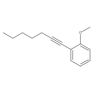 1-(2-Methoxyphenyl)-1-heptyne结构式