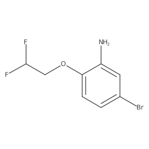 5-Bromo-2-(2,2-difluoroethoxy)aniline Structure