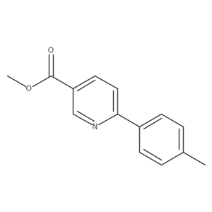 Methyl 6-(p-tolyl)nicotinate结构式