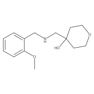 4-({[(2-Methoxyphenyl)methyl]amino}methyl)oxan-4-ol结构式
