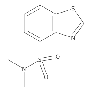 4-Benzothiazolesulfonamide,n,n-dimethyl- Structure