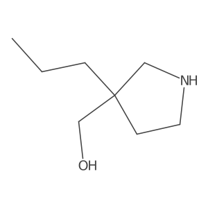 (3-Propylpyrrolidin-3-yl)methanol Structure