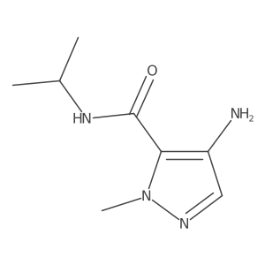 4-Amino-N-isopropyl-1-methyl-1H-pyrazole-5-carboxamide Structure