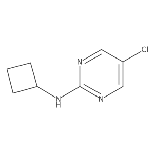 5-chloro-N-cyclobutylpyrimidin-2-amine Structure
