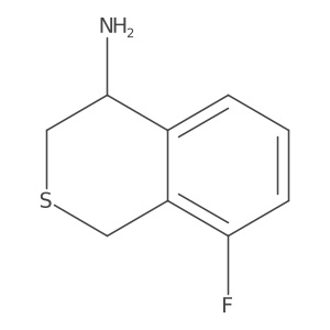 8-fluoro-3,4-dihydro-1H-2-benzothiopyran-4-amine结构式