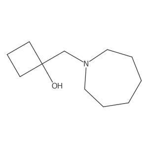 1-[(Azepan-1-yl)methyl]cyclobutan-1-ol Structure