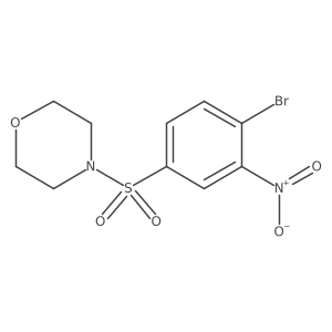 4-((4-Bromo-3-nitrophenyl)sulfonyl)morpholine Structure