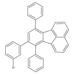 8-(3-Bromophenyl)-7,10-diphenylfluoranthene结构式