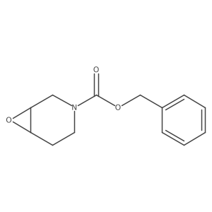 (6R)-Benzyl 7-oxa-3-azabicyclo[4.1.0]heptane-3-carboxylate Structure