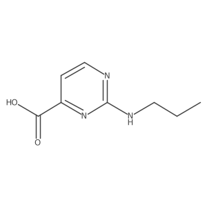 2-(Propylamino)pyrimidine-4-carboxylic acid结构式