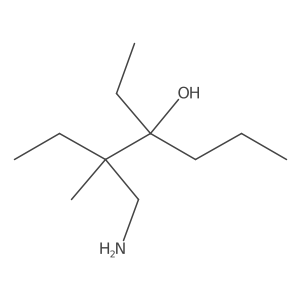 3-(Aminomethyl)-4-ethyl-3-methylheptan-4-ol结构式