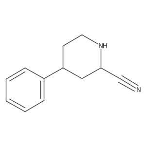 4-Phenylpiperidine-2-carbonitrile Structure