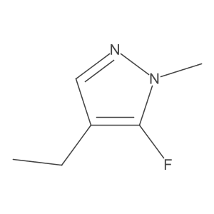 4-ethyl-5-fluoro-1-methyl-1H-pyrazole Structure