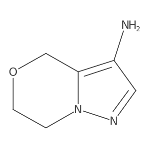 6,7-Dihydro-4H-pyrazolo[5,1-C][1,4]oxazin-3-amine Structure