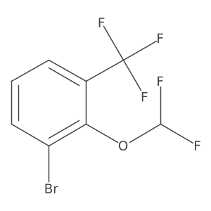 3-Bromo-2-(difluoromethoxy)benzotrifluoride Structure