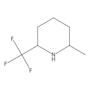 rel-(2R,6R)-2-Methyl-6-(trifluoromethyl)piperidine结构式