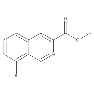 Methyl 8-bromoisoquinoline-3-carboxylate Structure