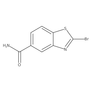 2-Bromobenzo[d]thiazole-5-carboxamide结构式