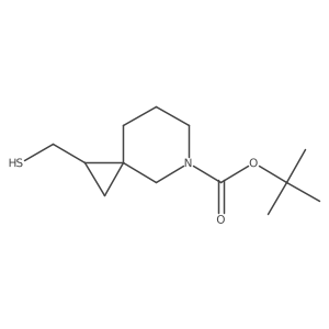 Tert-butyl 1-(mercaptomethyl)-5-azaspiro[2.5]octane-5-carboxylate Structure