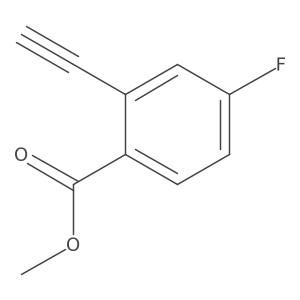 Methyl 2-ethynyl-4-fluorobenzoate Structure