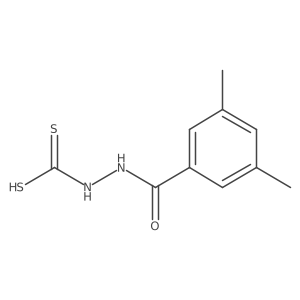 Benzoic acid, 3,5-dimethyl-, 2-(mercaptothioxomethyl)hydrazide结构式