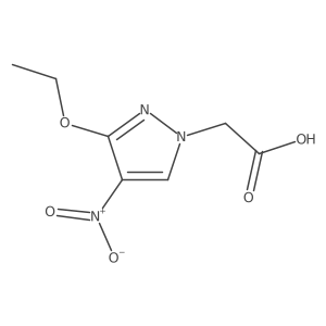 2-(3-ethoxy-4-nitro-1H-pyrazol-1-yl)acetic acid Structure