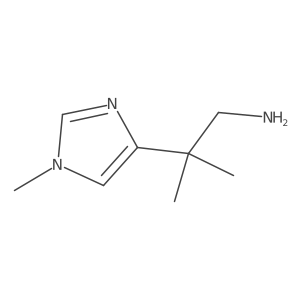 2-Methyl-2-(1-methyl-1h-imidazol-4-yl)propan-1-amine Structure