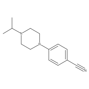 4-[4-(1-Methylethyl)-1-piperazinyl]benzonitrile结构式