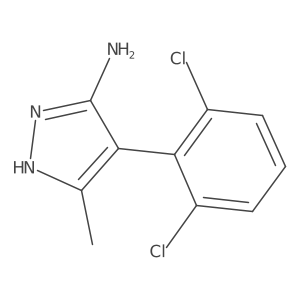 4-(2,6-dichlorophenyl)-3-methyl-1H-pyrazol-5-amine Structure