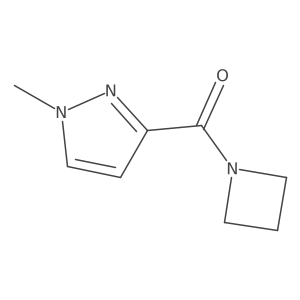 3-(azetidine-1-carbonyl)-1-methyl-1H-pyrazole Structure