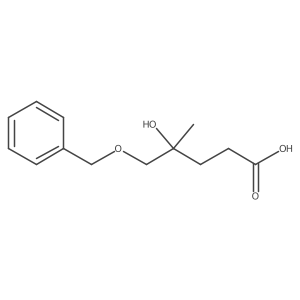 5-(Benzyloxy)-4-hydroxy-4-methylpentanoic acid Structure