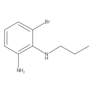 6-bromo-N1-propylbenzene-1,2-diamine Structure